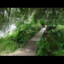 Eine von den etwas kritischeren Stellen des Radweges